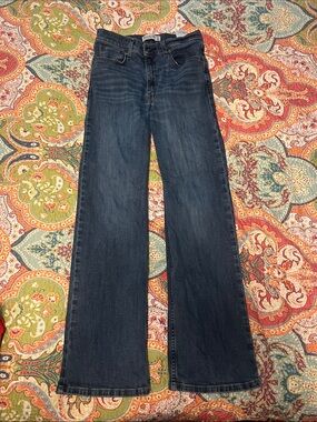 Abercrombie & Fitch Dark Blue Women's Bootcut Jeans